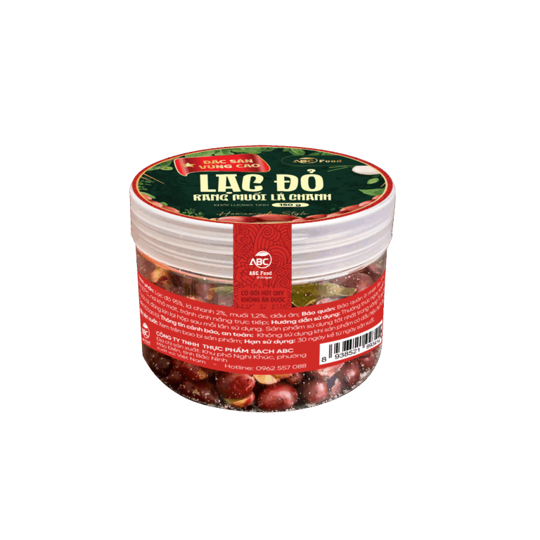 Lạc đỏ rang muối lá chanh - ABC Food
